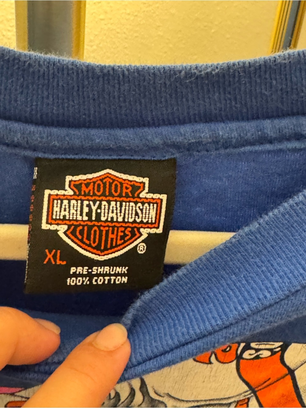 Harley-Davidson Blue Graphic Tee - Picture 2 of 4